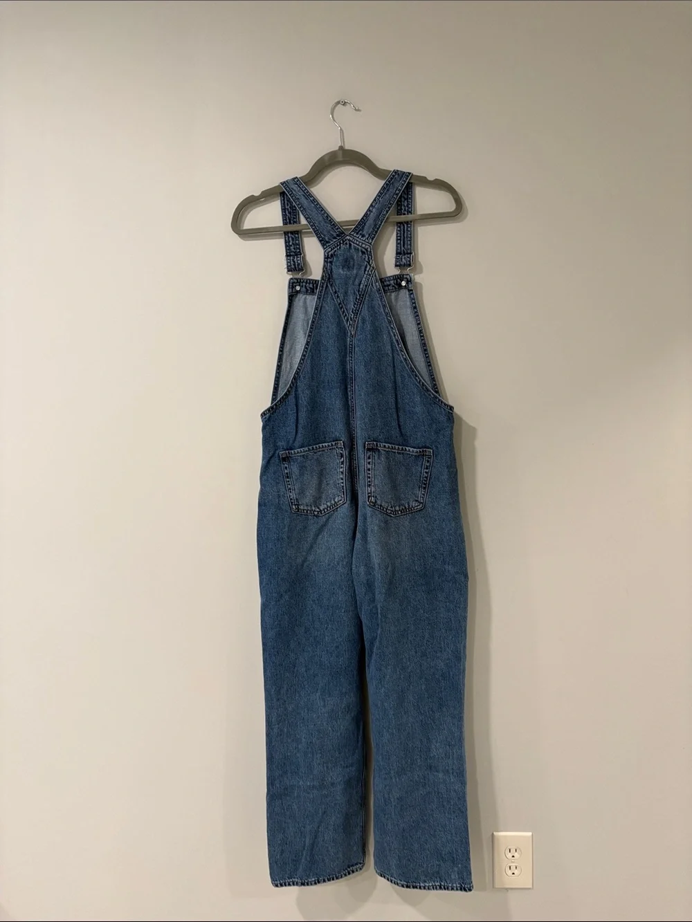 GAP Kids Loose Denim Overalls